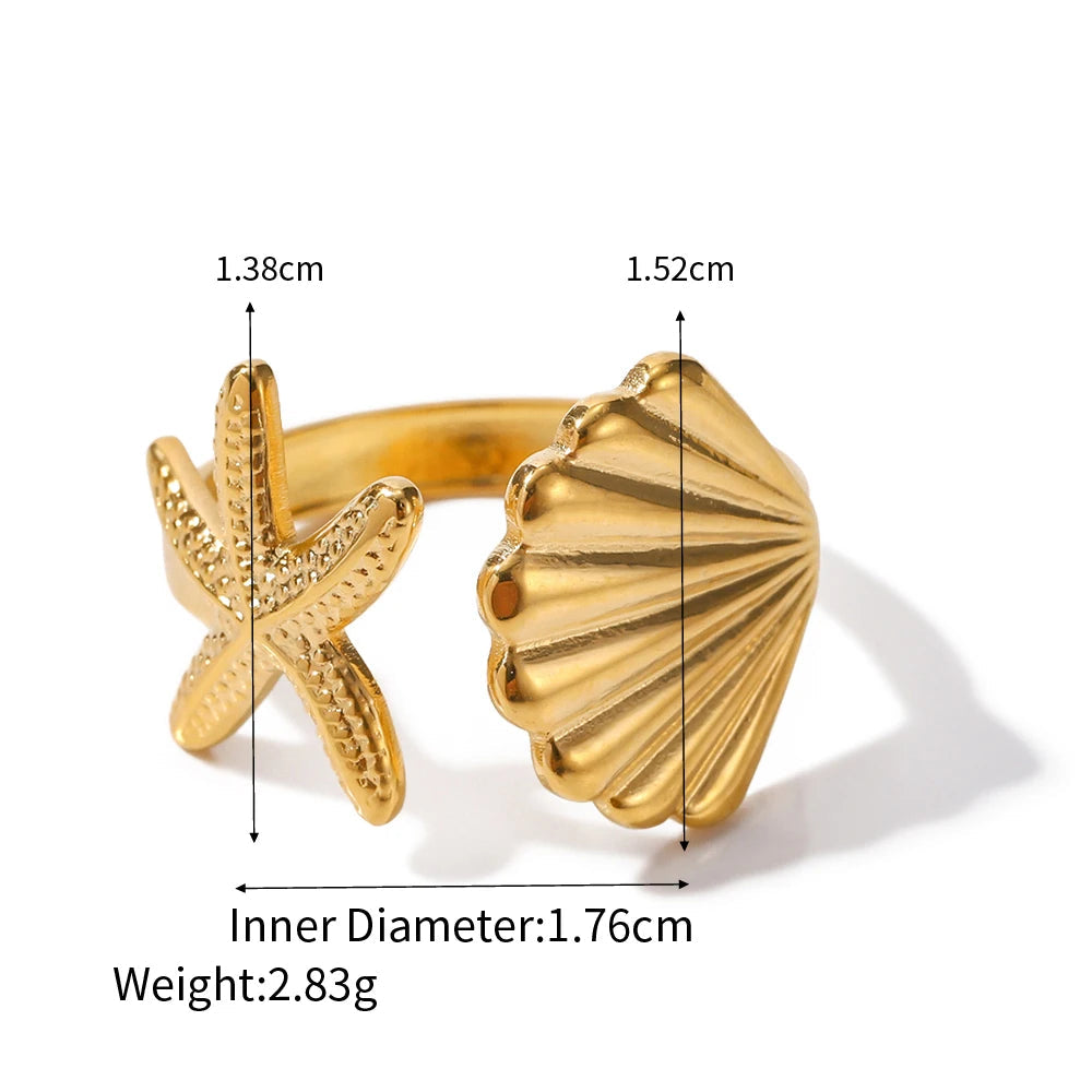 Positano Seashell Ring